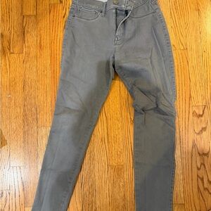 Express Gray Mid-Rise Five Pocket Leggings